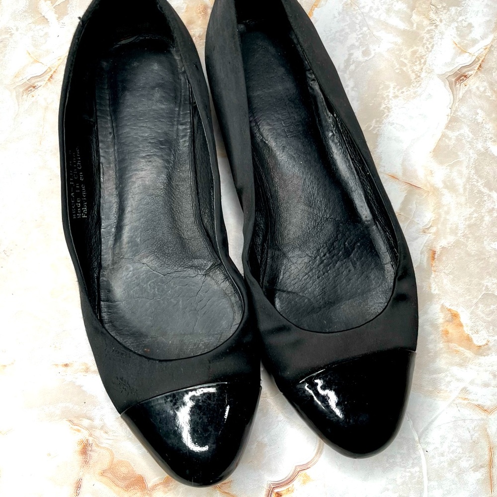 Jeffrey CAMPBELL Becca Ballet Flats - Becca Black Embellished Flats 8.5